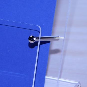 Tischprospektständer DIN A5 Querformat Fülltiefe 43mm
